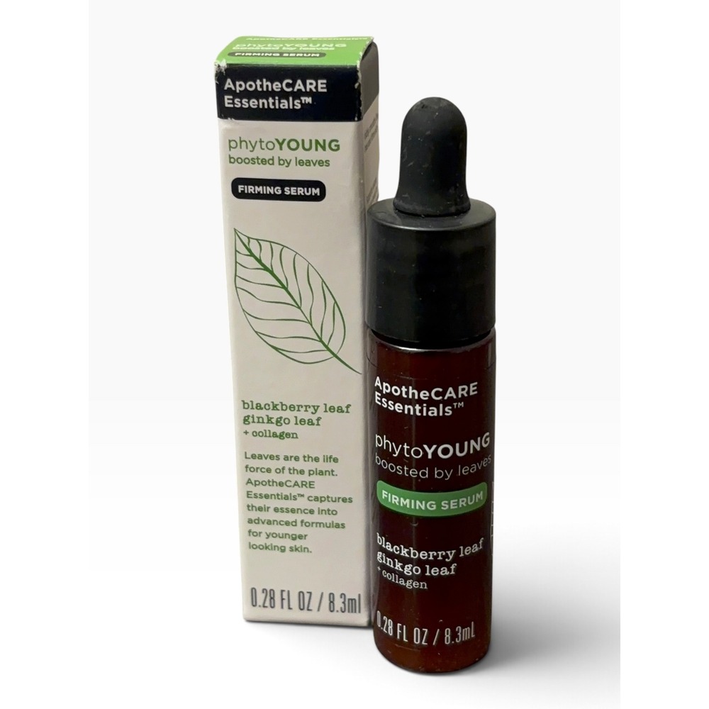 ApotheCARE Essentials phytoYOUNG Firming Serum Blackberry Ginkgo Leaf 0.28oz